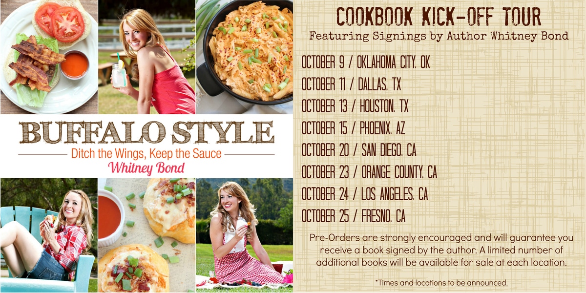Buffalo Style Kickoff Cookbook Tour October 2013 - Little ...